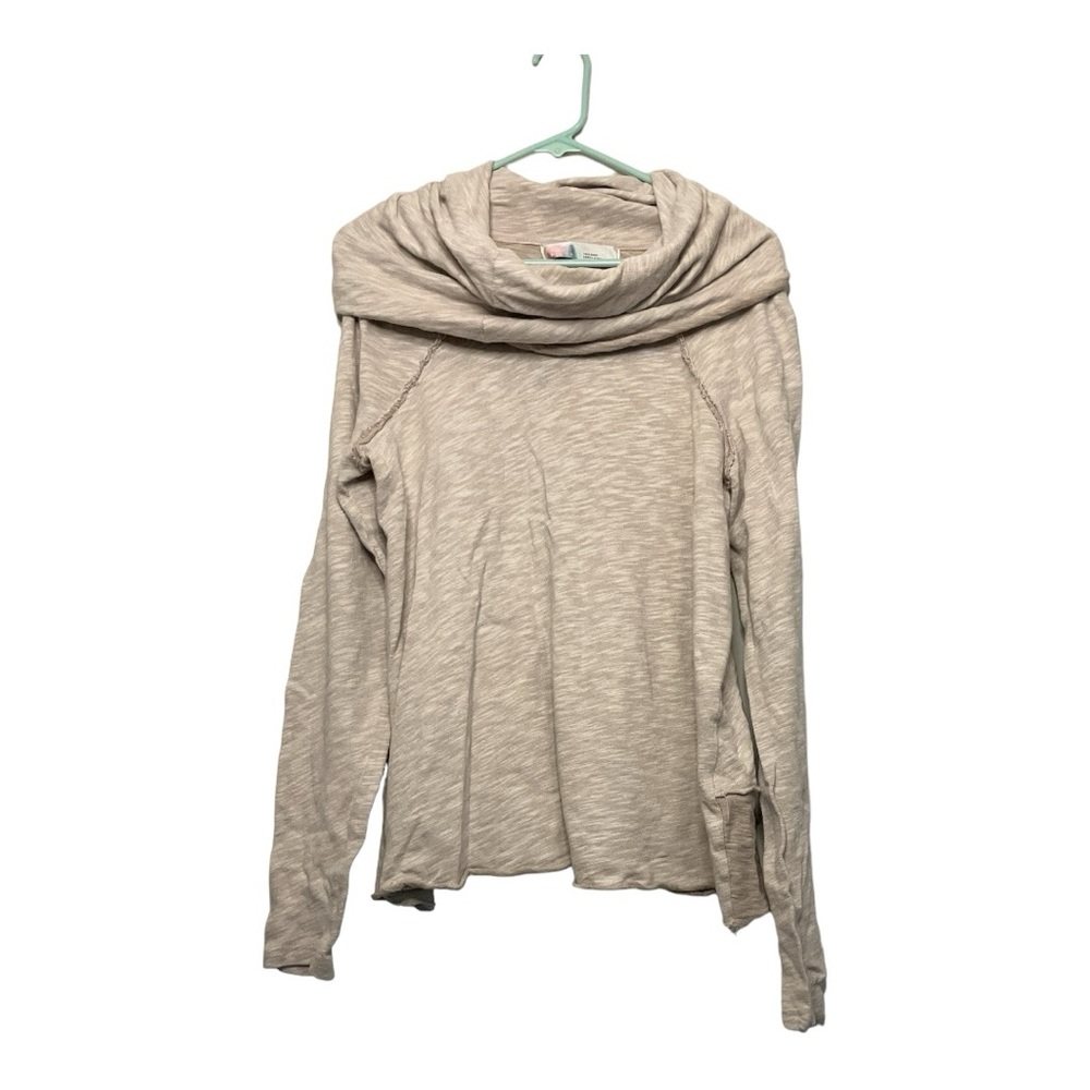 Women’s Free People Beach One body cocoon cowl neck pullover, size medium/large - Picture 1 of 4